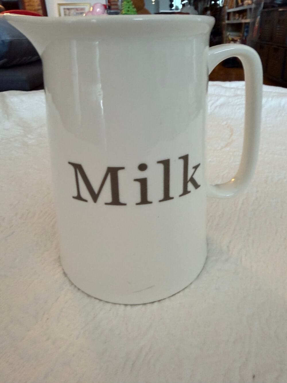 Ceramic Milk Pitcher, Displayed only